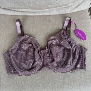 Avidlove, Lace, Underwire, Lined, Bra, Taupe, Size 38D